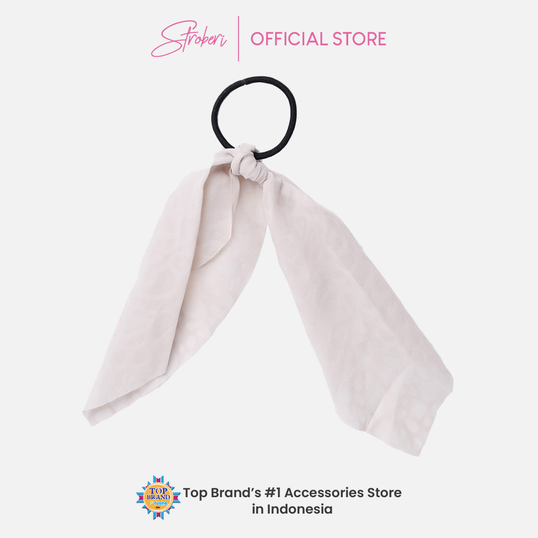 Stroberi Scarf Motif Hair Tie