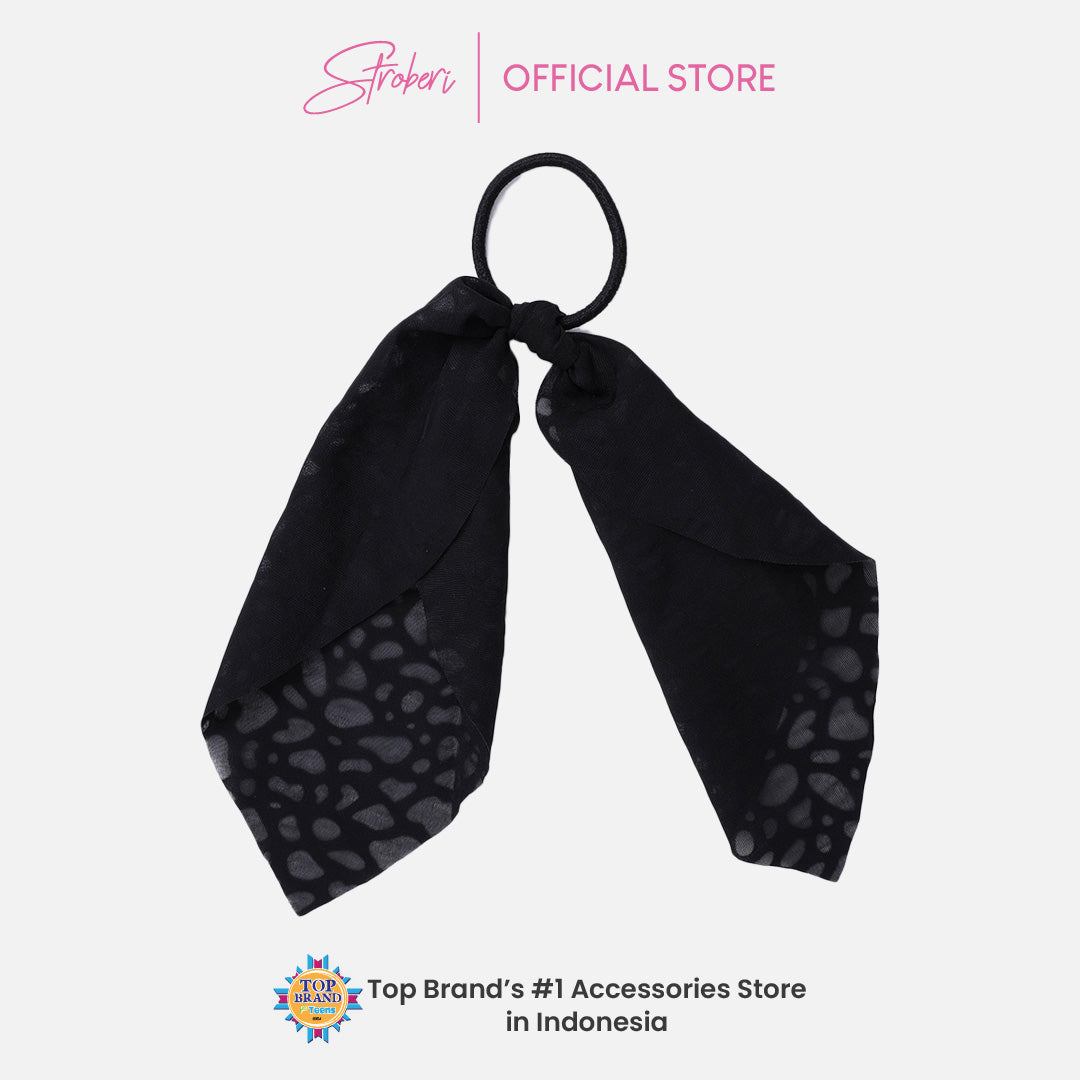 Stroberi Scarf Motif Hair Tie