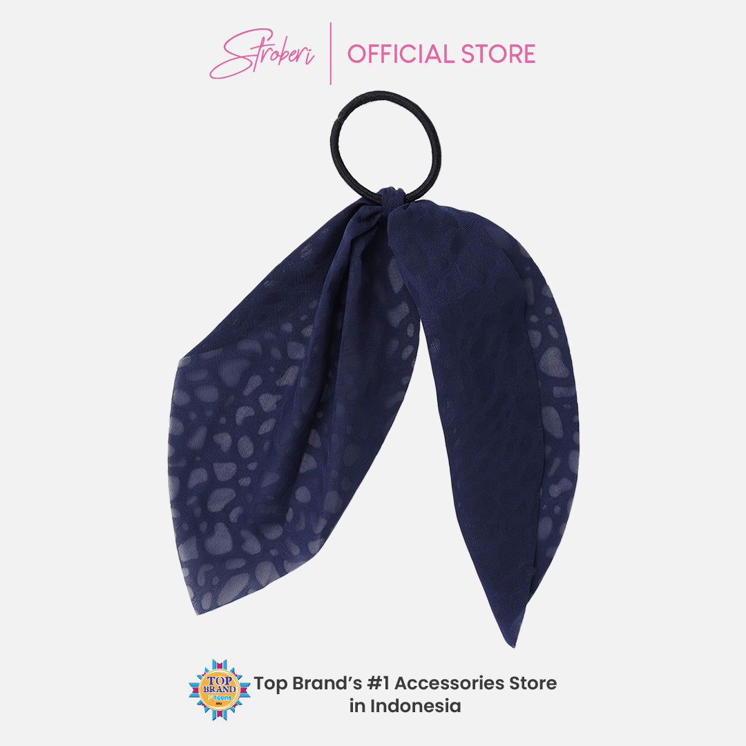 Stroberi Scarf Motif Hair Tie