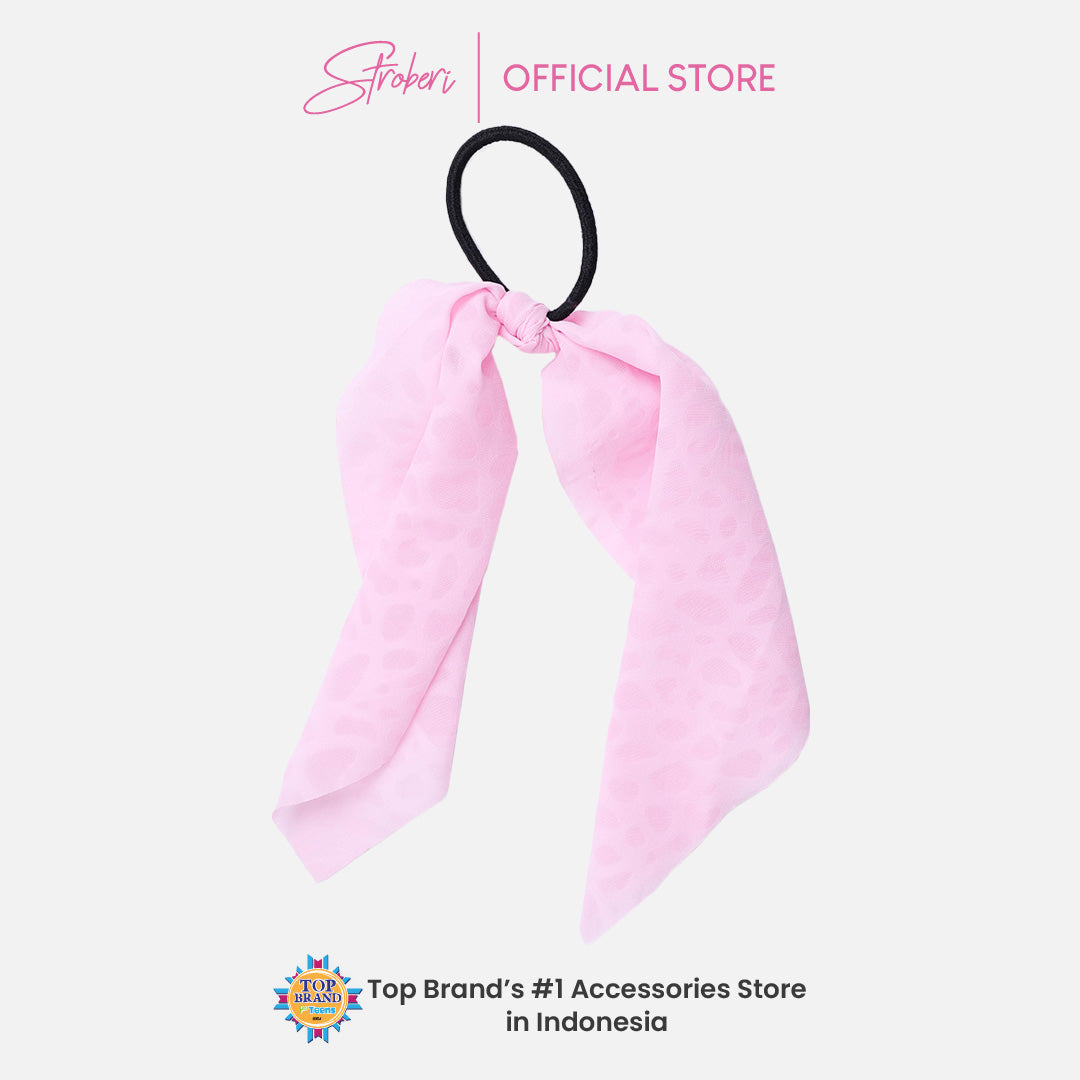 Stroberi Scarf Motif Hair Tie