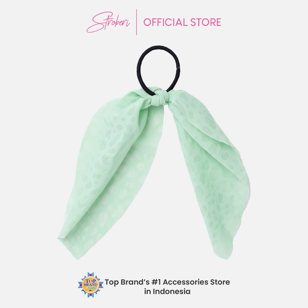Stroberi Scarf Motif Hair Tie