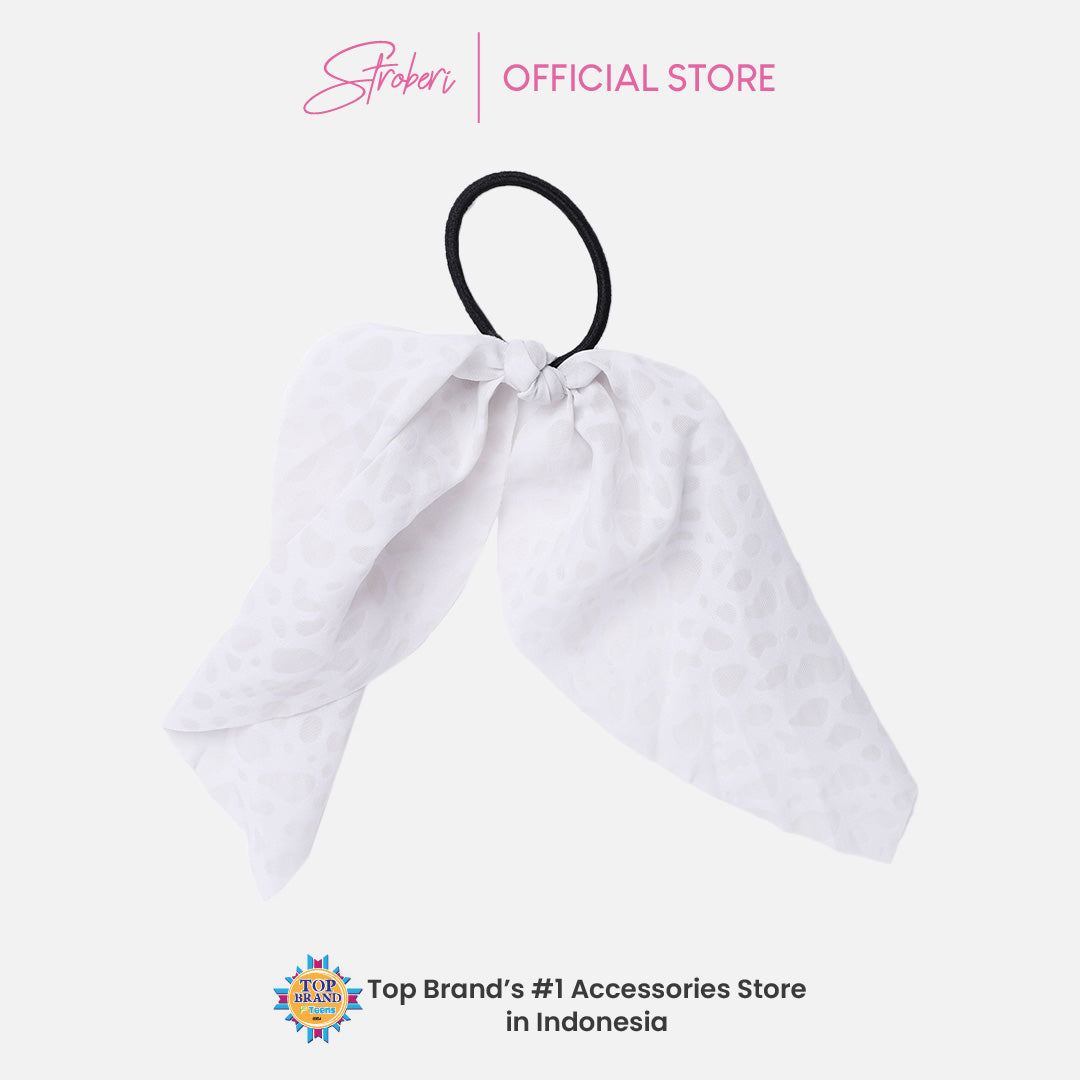Stroberi Scarf Motif Hair Tie