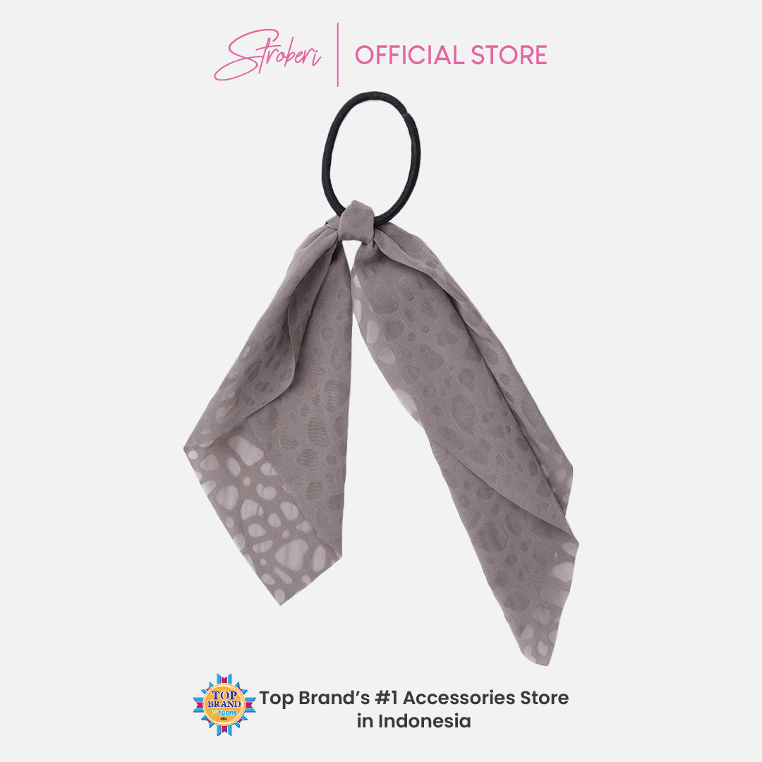 Stroberi Scarf Motif Hair Tie