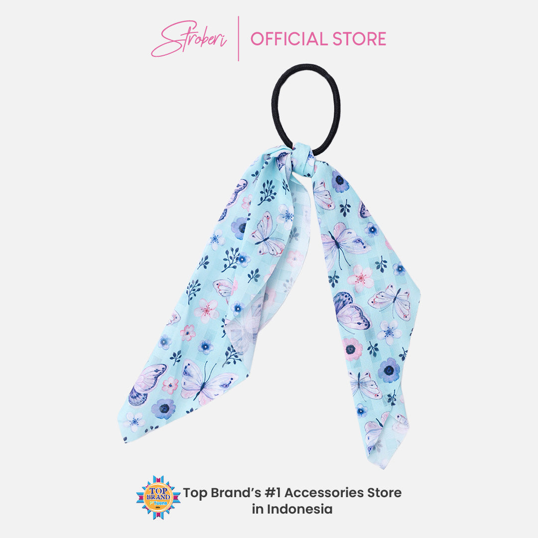 Stroberi Scarf Motif Hair Tie