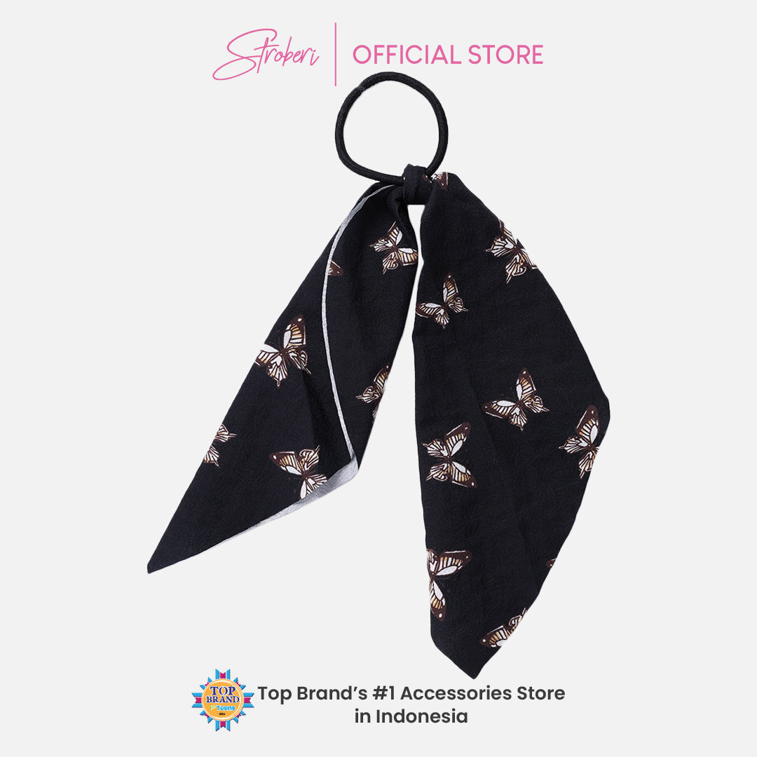 Stroberi Scarf Motif Hair Tie