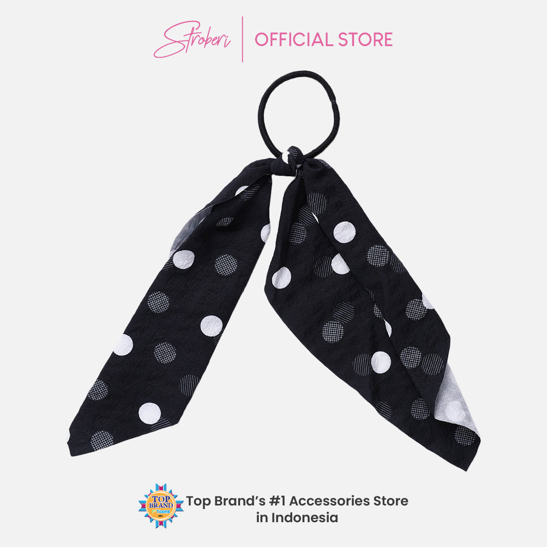 Stroberi Scarf Motif Hair Tie