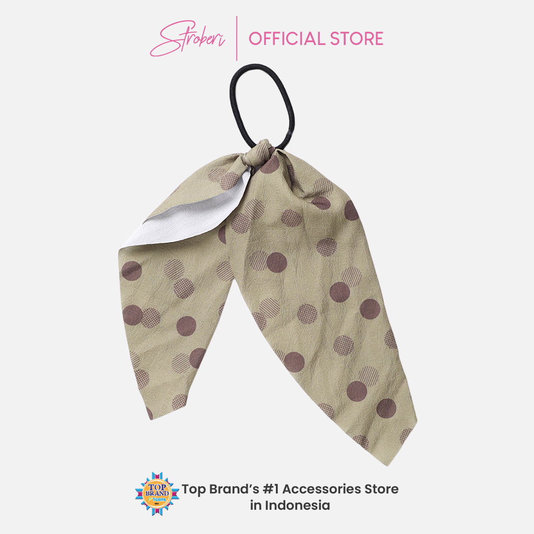 Stroberi Scarf Motif Hair Tie