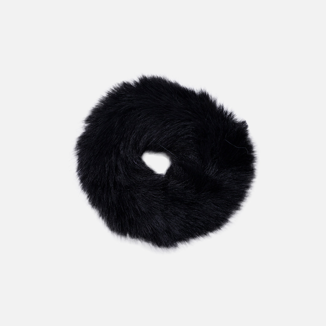 Stroberi Fur Color Thick Hair Tie