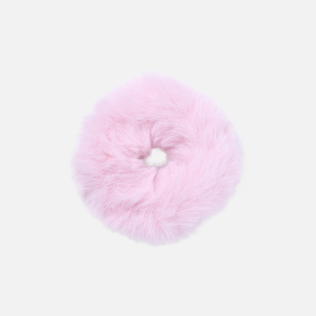 Stroberi Fur Color Thick Hair Tie