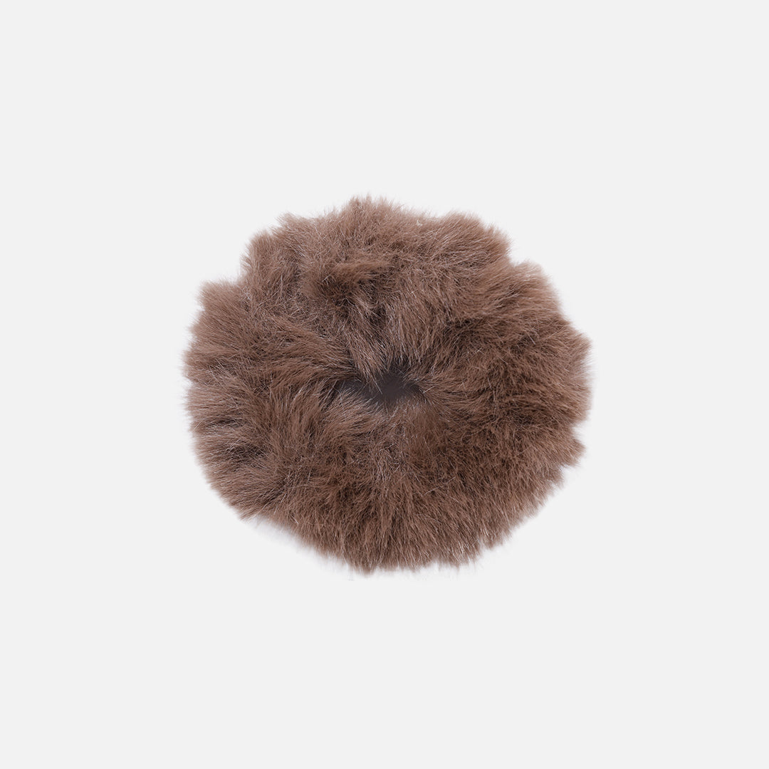Stroberi Fur Color Thick Hair Tie