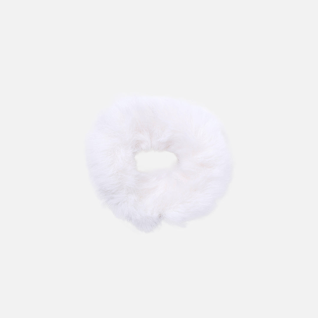 Stroberi Fur Color Thick Hair Tie