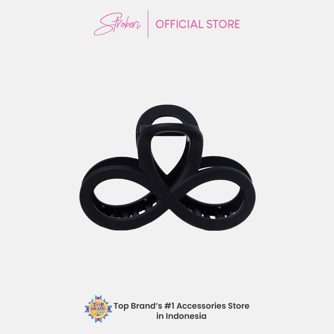 Stroberi Doff Simple Bow Hair Clip