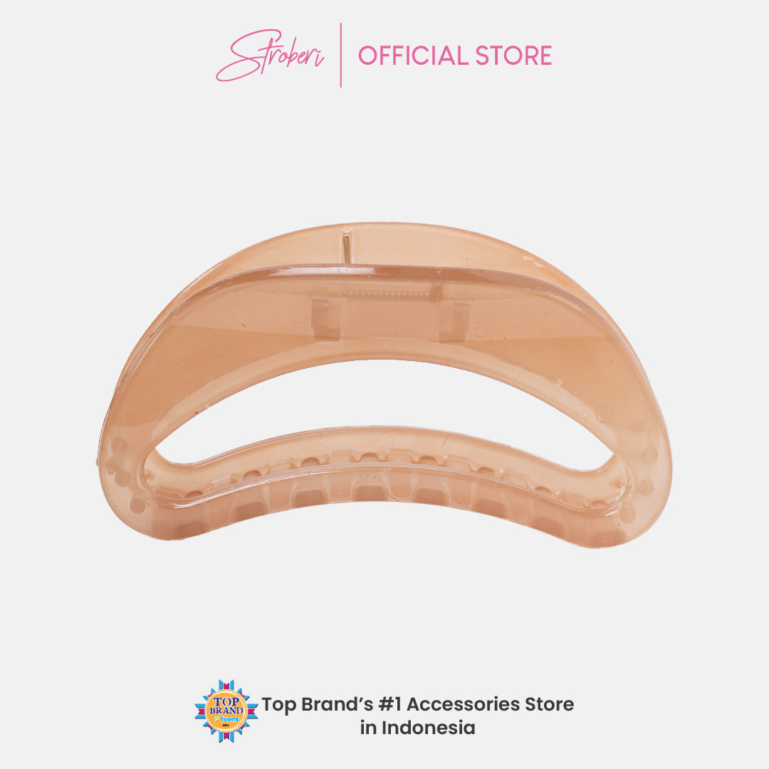 Stroberi Curved Hole Hair Clip