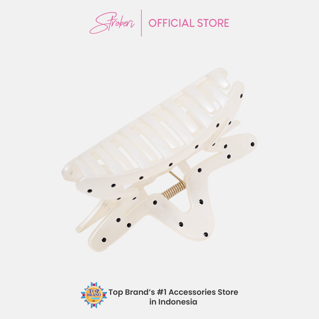 Stroberi Motif Dot Hair Clip Series