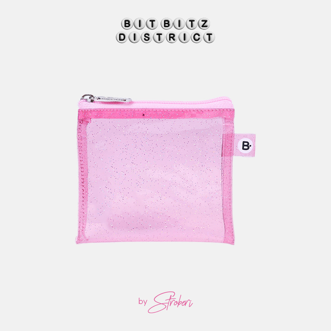 Stroberi Mica Glitter Pouch Series