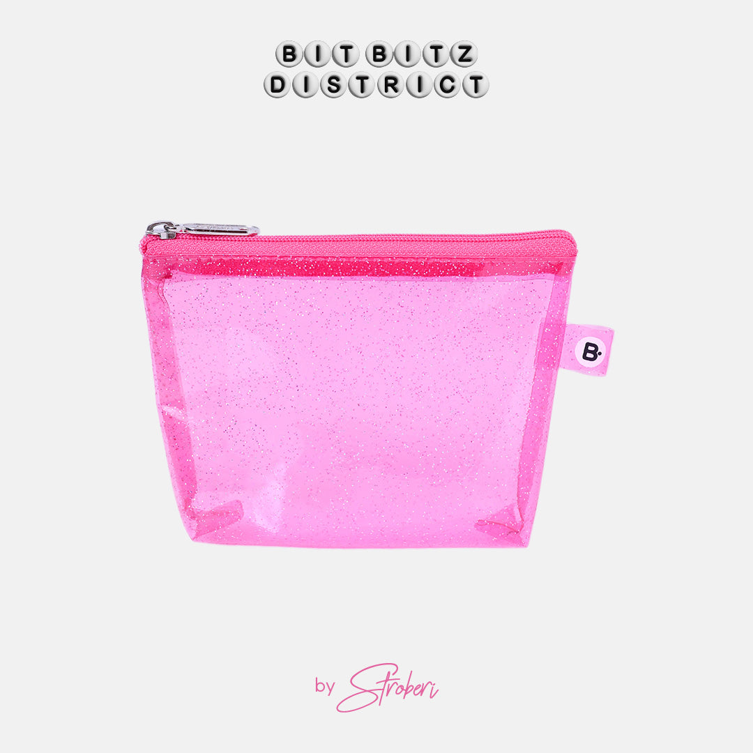 Stroberi Mica Glitter Pouch Series