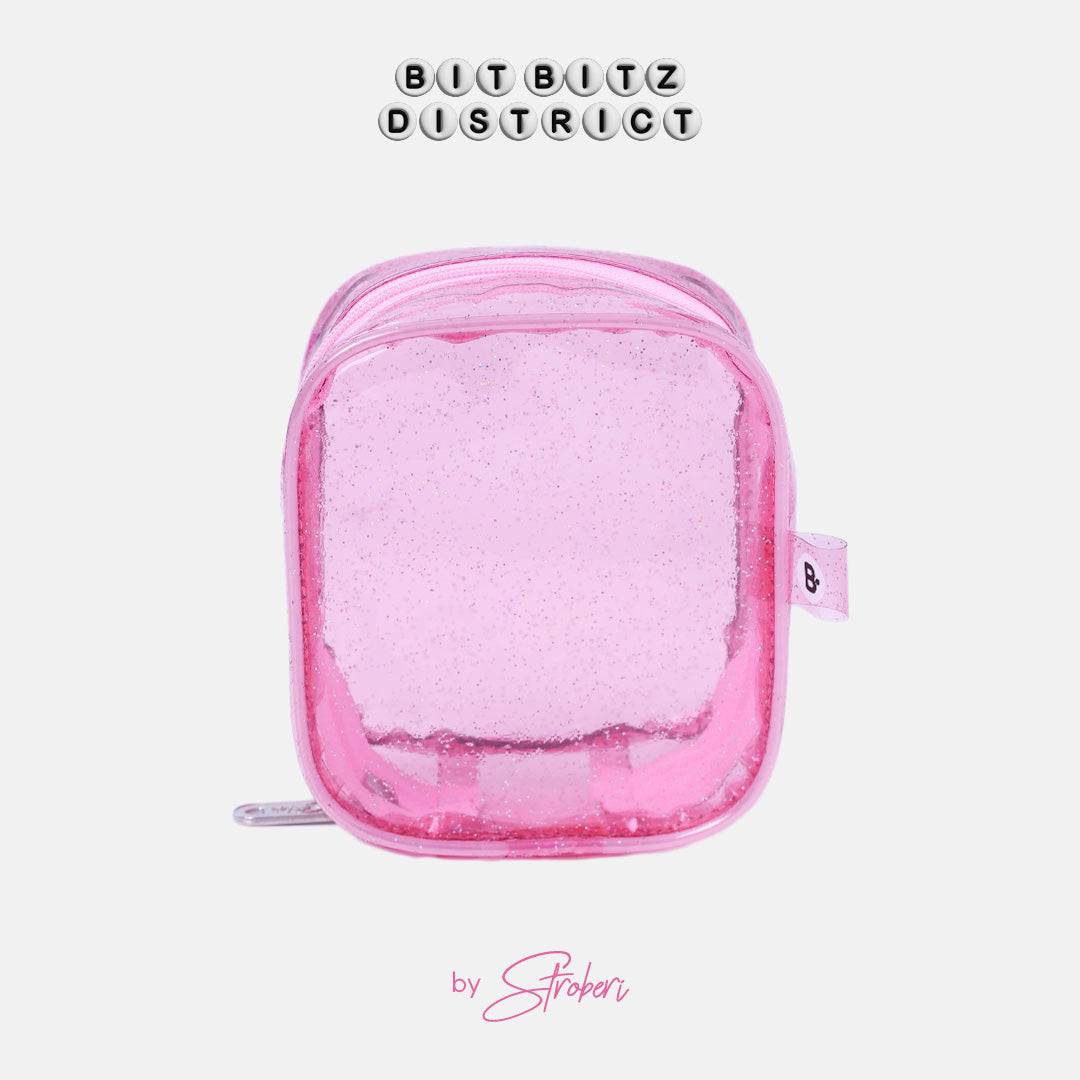 Stroberi Mica Glitter Pouch Series