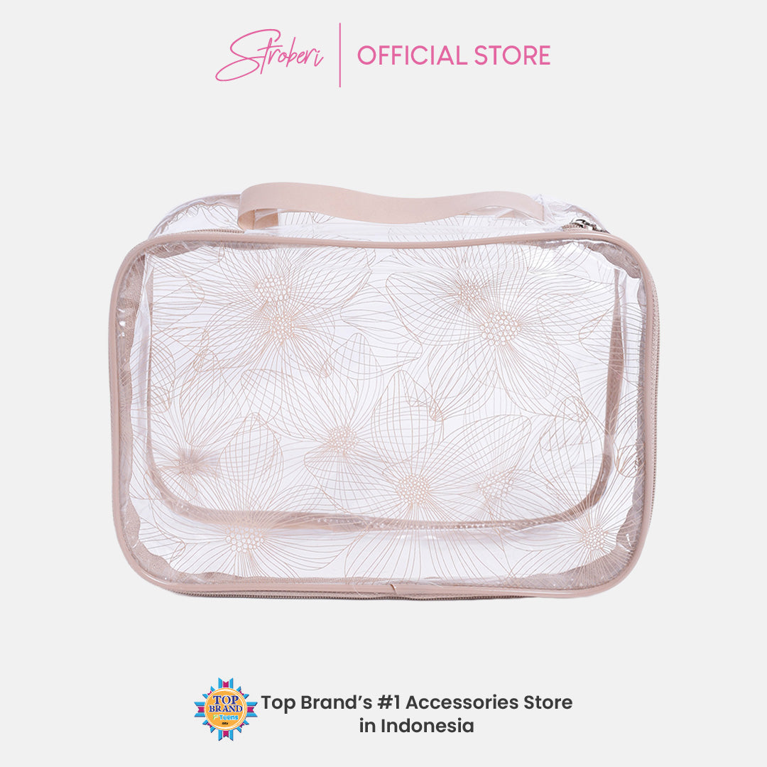 Stroberi Flower Series Pouch