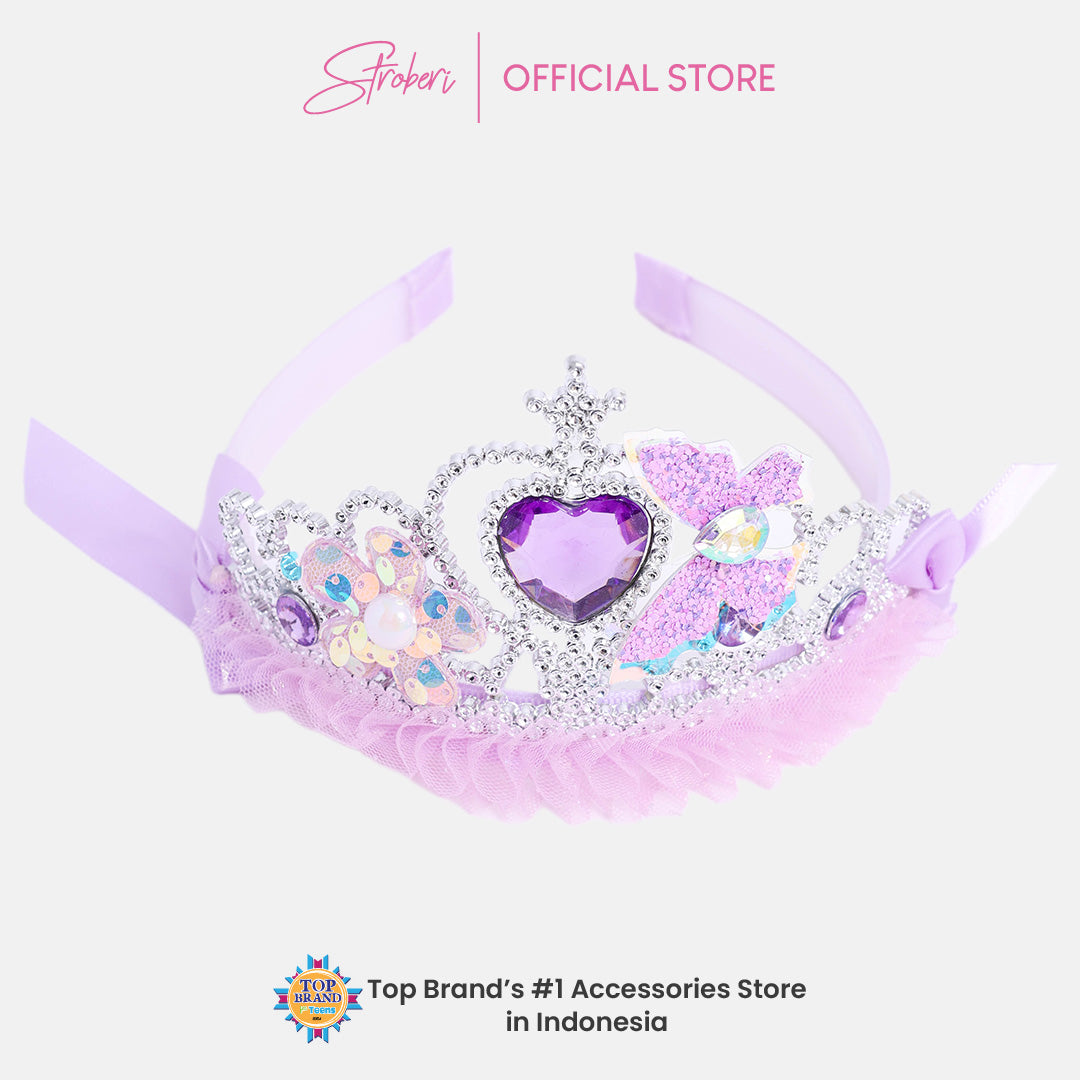Stroberi Love Crown Headband
