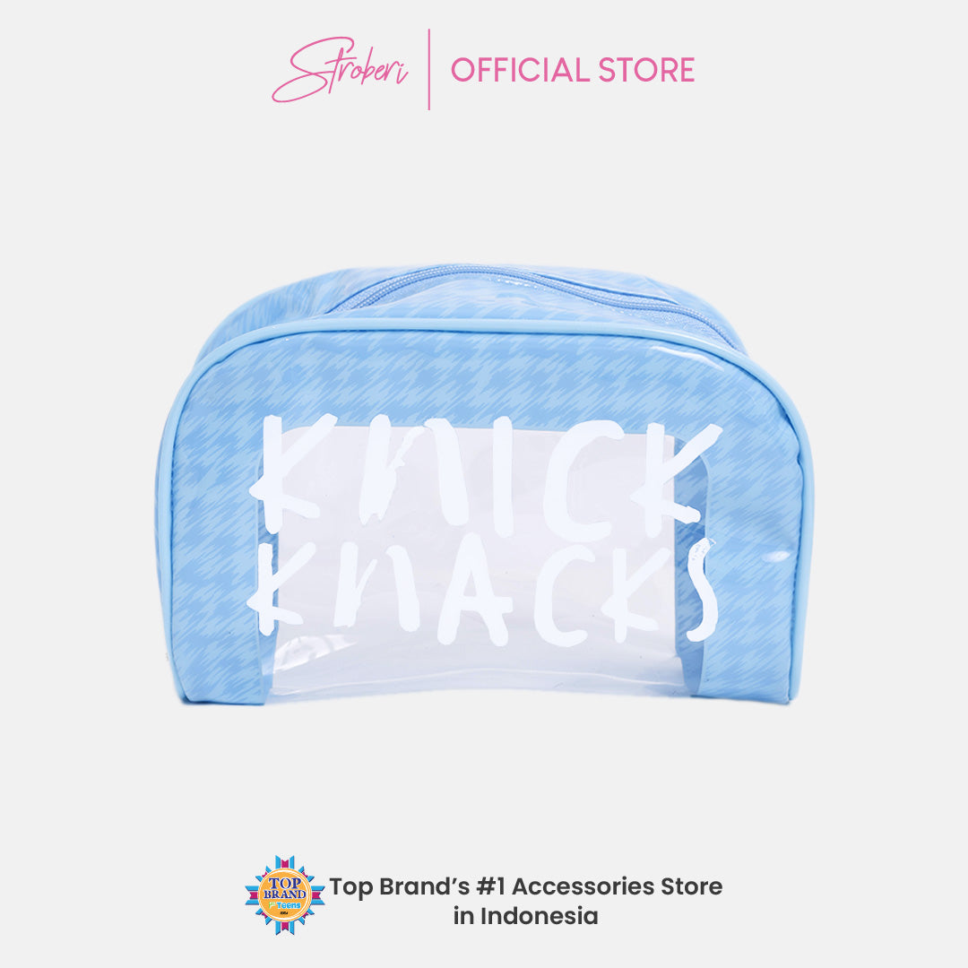 Stroberi Houndstooth Pouch Series