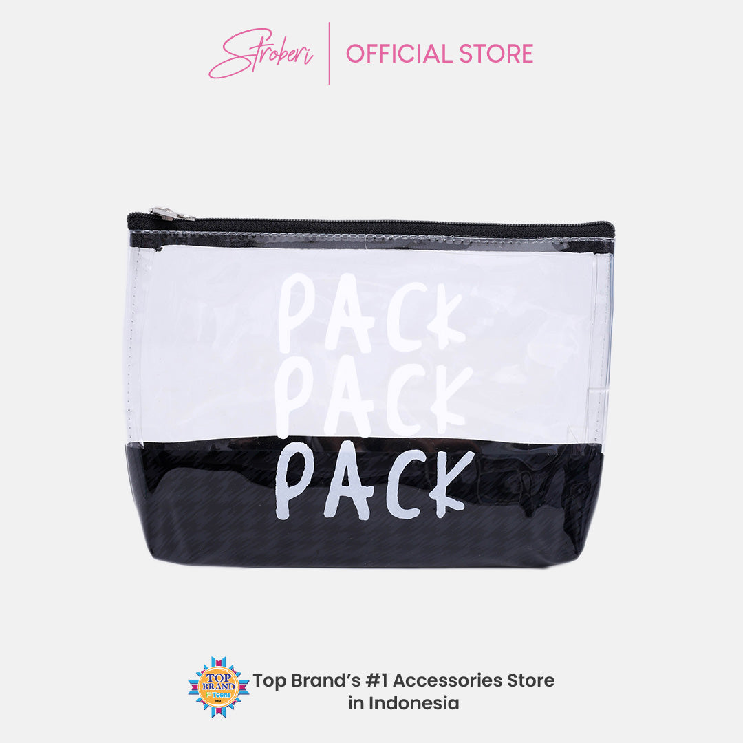 Stroberi Houndstooth Pouch Series