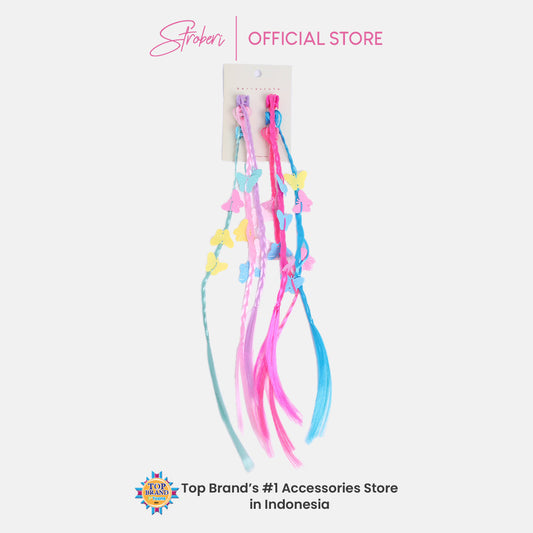 Stroberi Butterfly Extension Hair Clip