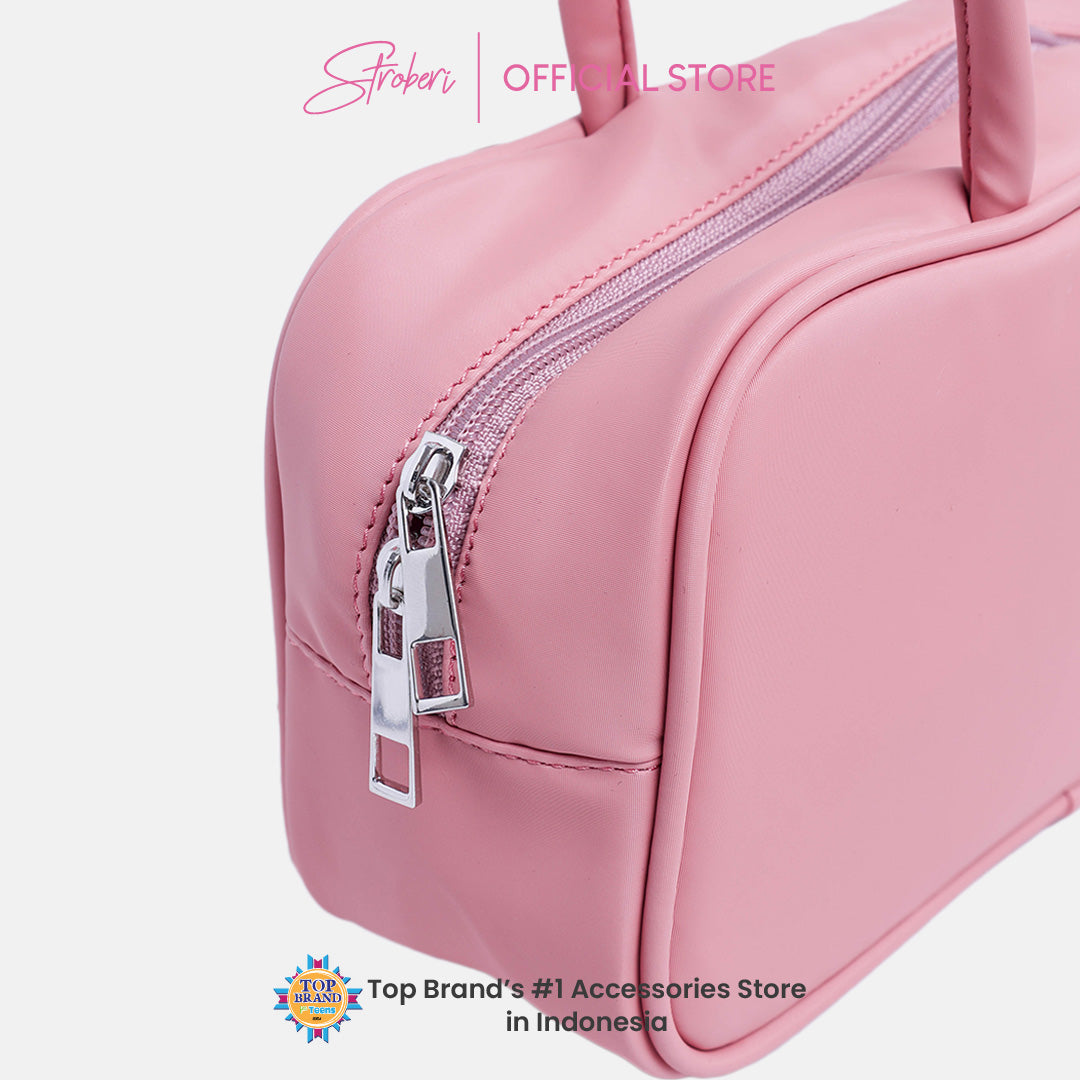 Stroberi Rectangle Color Sling Bag