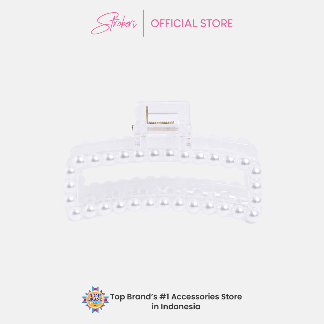 Stroberi Bling & Pearl Hair Clip