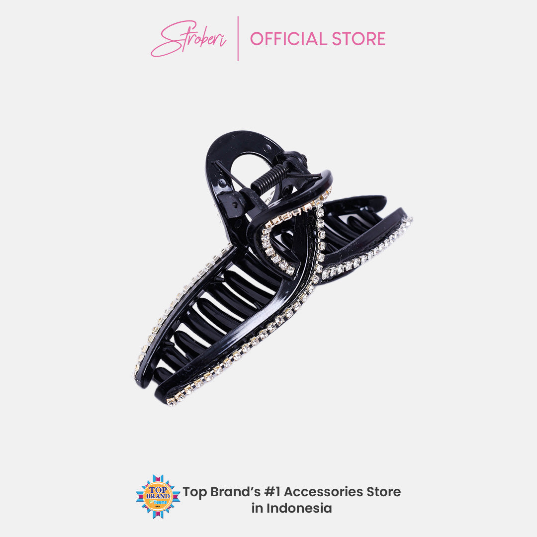 Stroberi Bling & Pearl Hair Clip