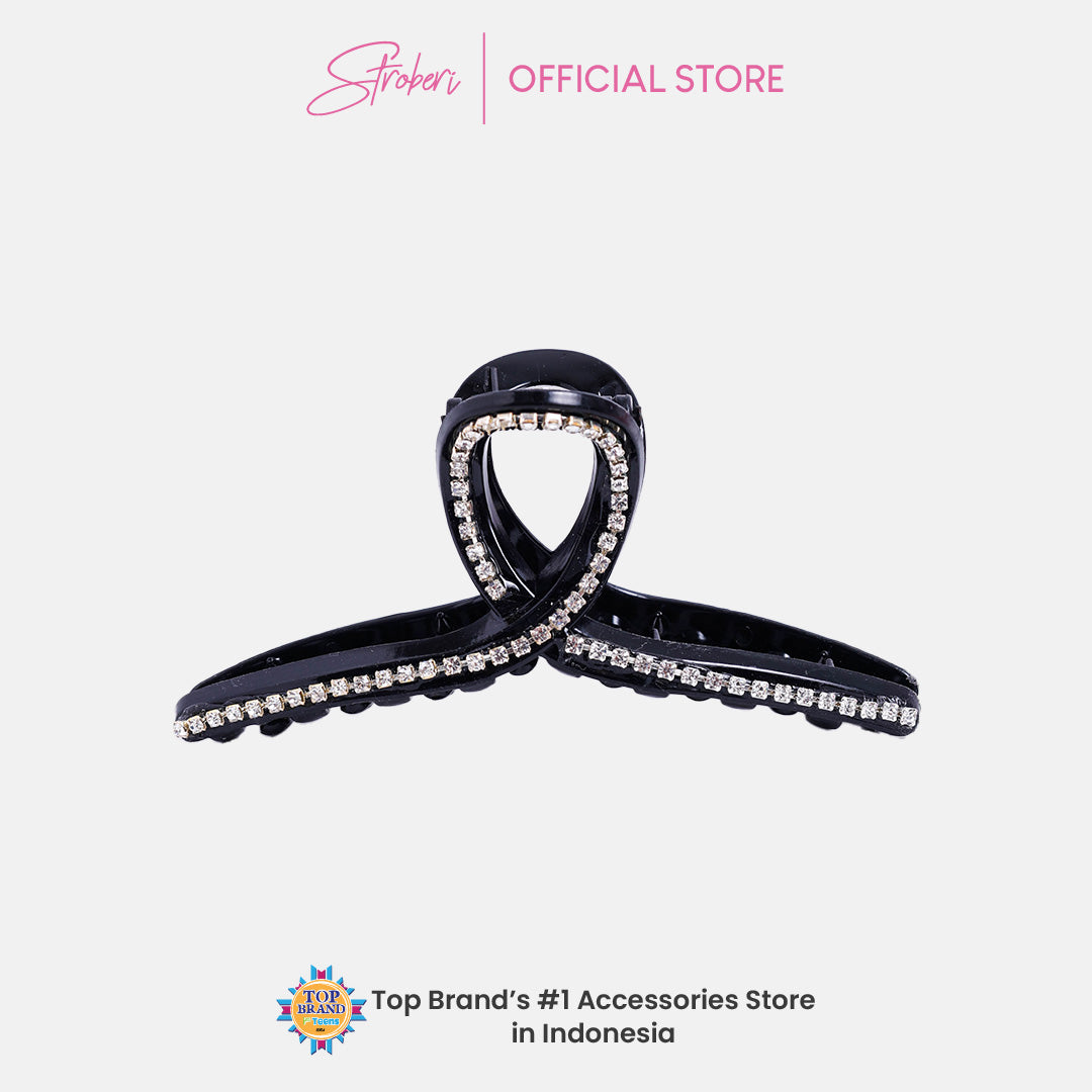 Stroberi Bling & Pearl Hair Clip