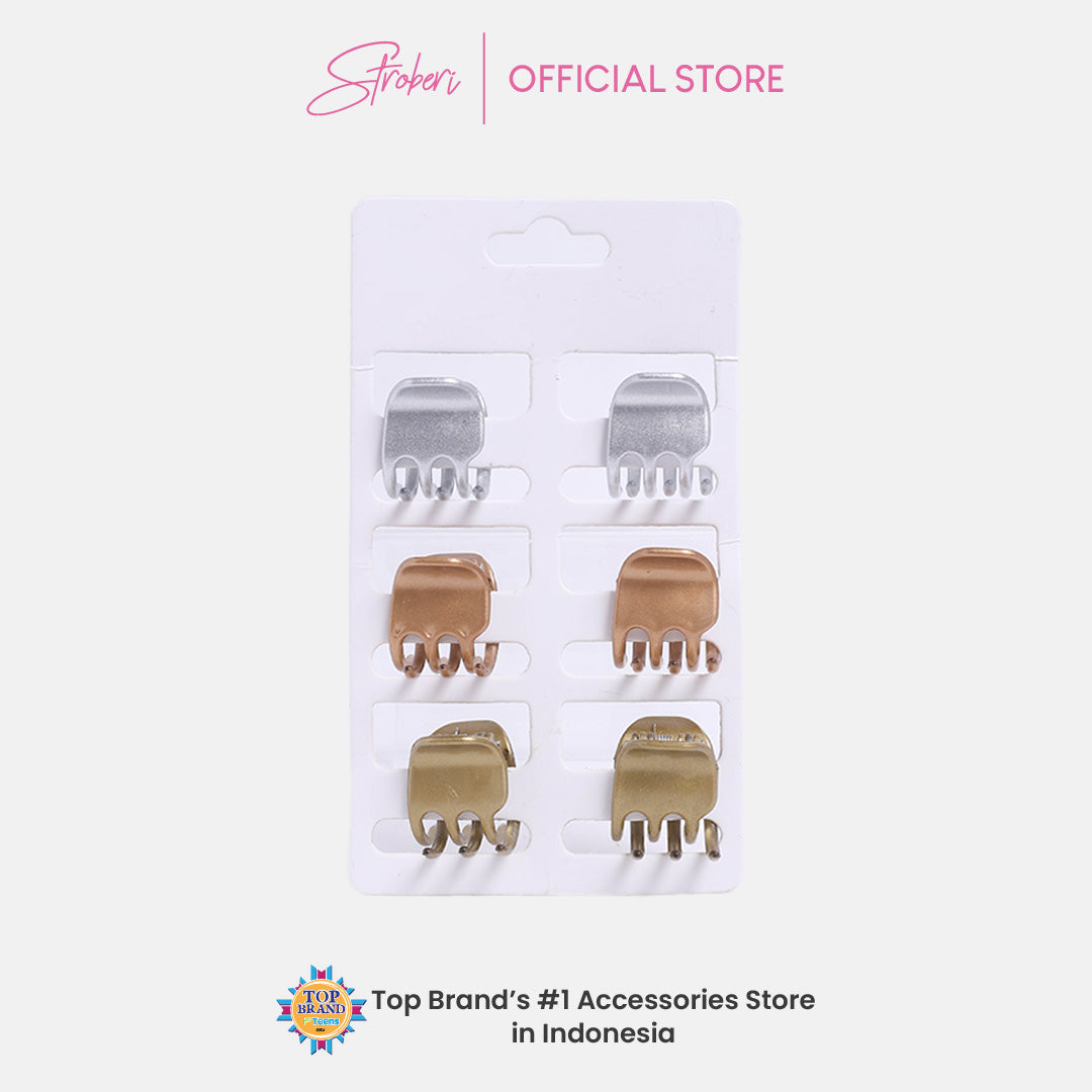 Stroberi Mini Basic Claw Hair Clip