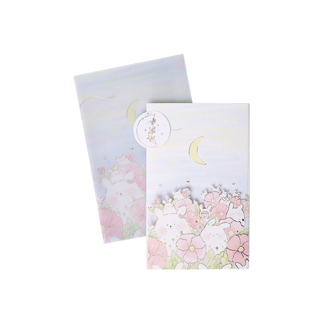 Stroberi Greeting Card Bunny