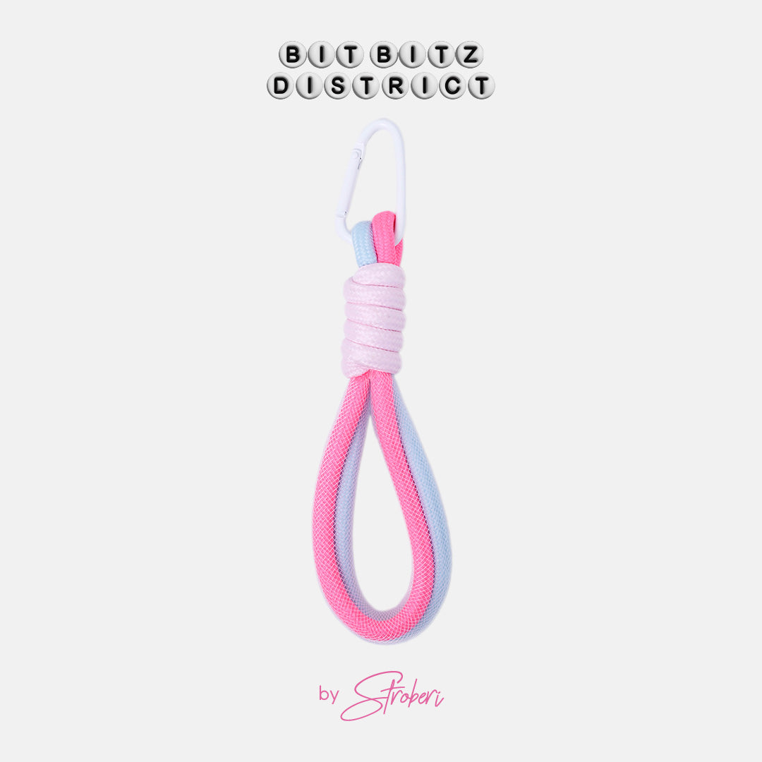 Stroberi Mix Rope Wrist Phone Strap