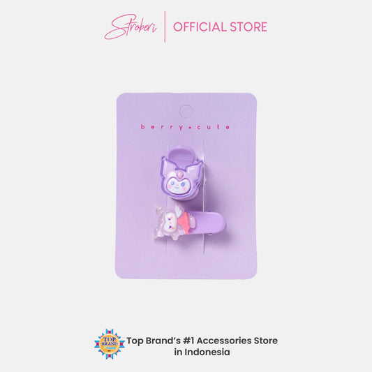 Stroberi Cartoon Character Hair Clip