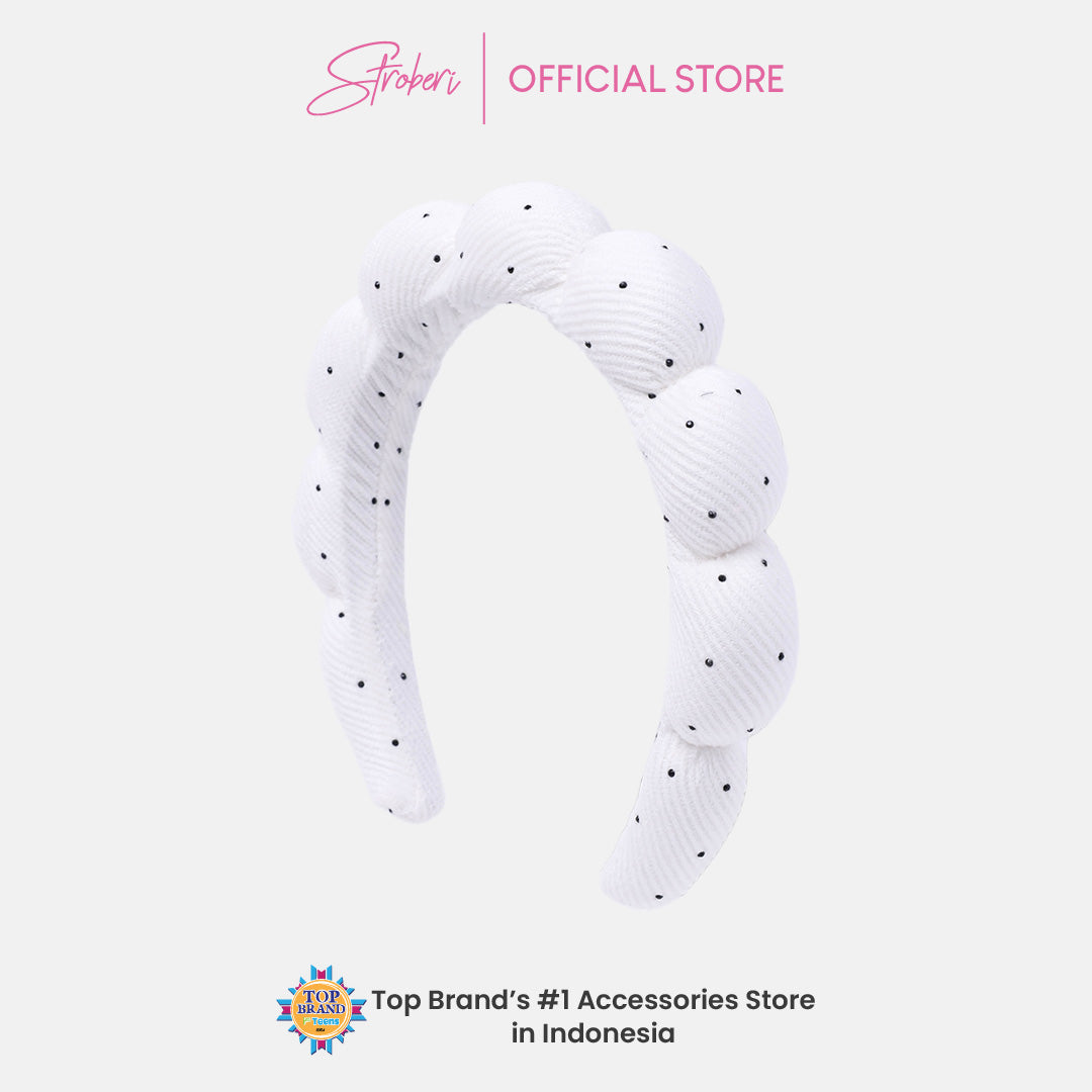Stroberi Puffy Color Headband