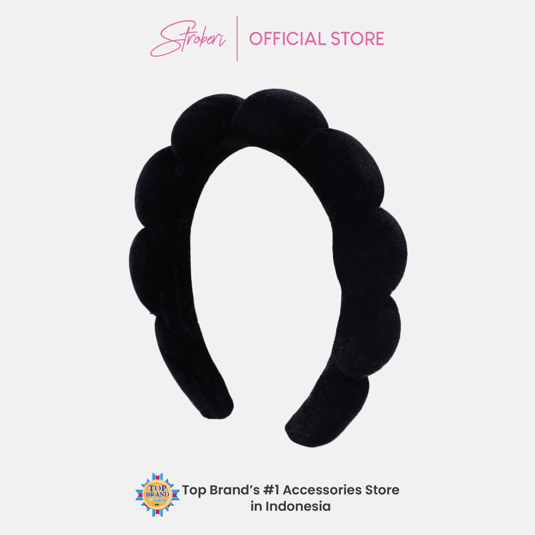 Stroberi Puffy Color Headband