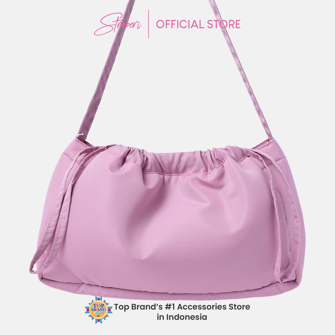 Stroberi Drawstring Sling Bag