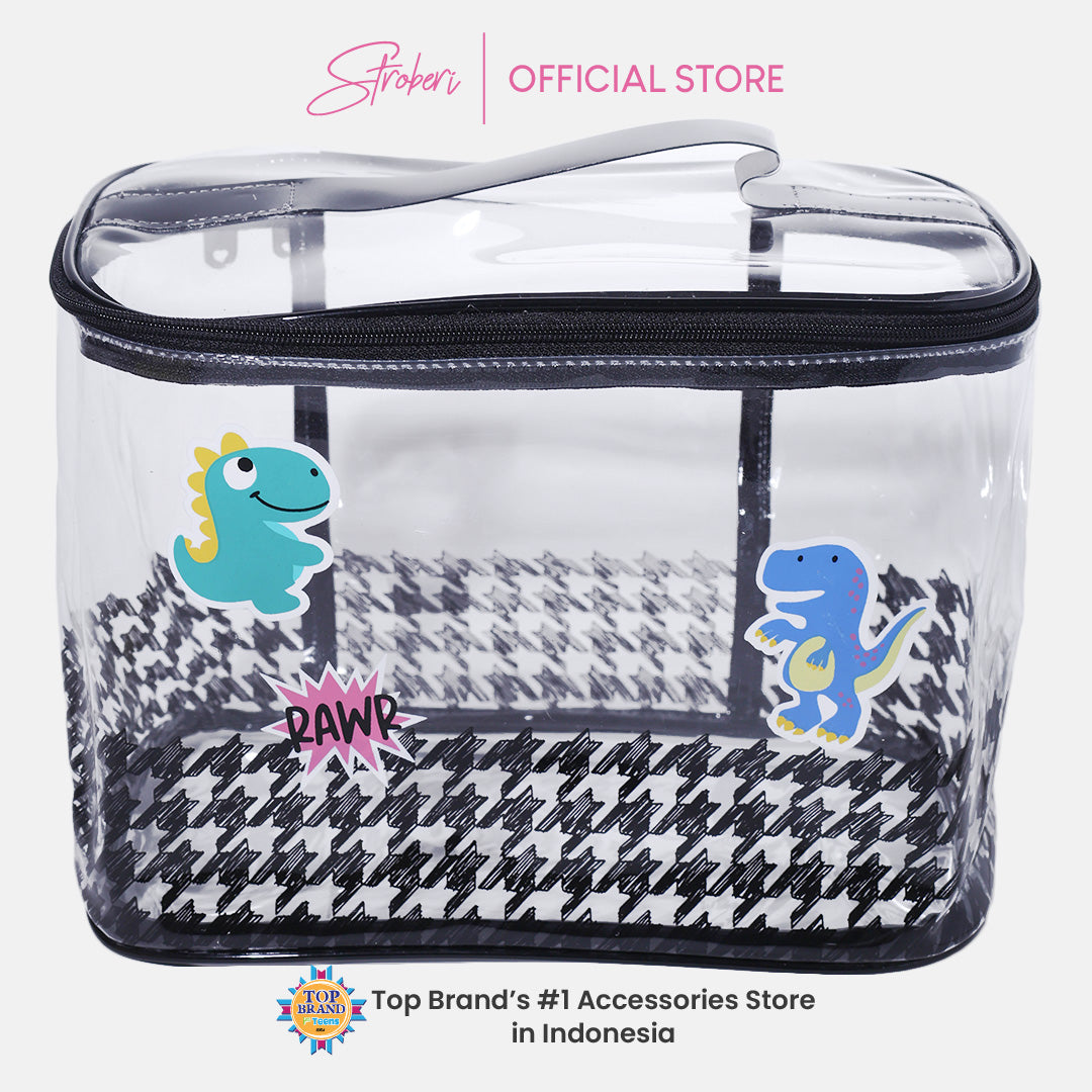 Stroberi Houndstooth New Pouch Series