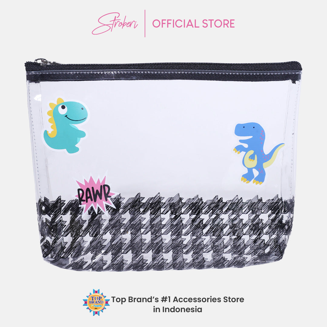 Stroberi Houndstooth New Pouch Series