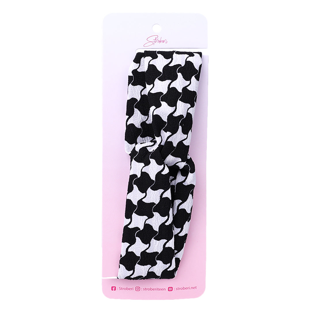 Stroberi Flower Fabric Headband