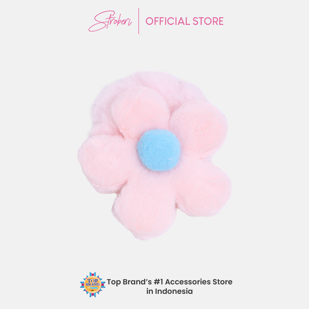 Stroberi Fur Character Hair Tie