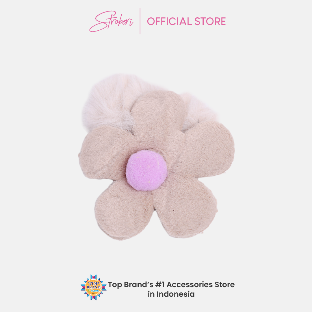 Stroberi Fur Character Hair Tie