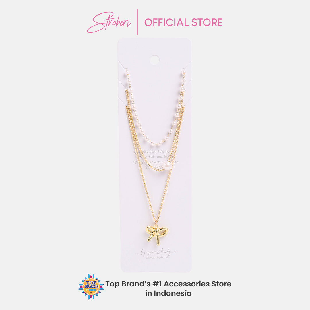 Stroberi Chain Necklace Set