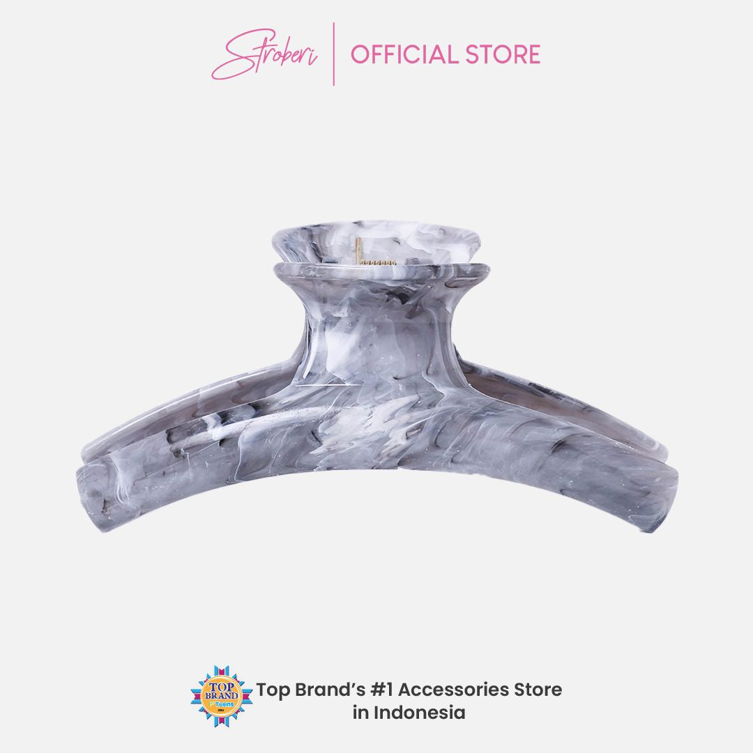 Stroberi Marble Shape Hair Clip