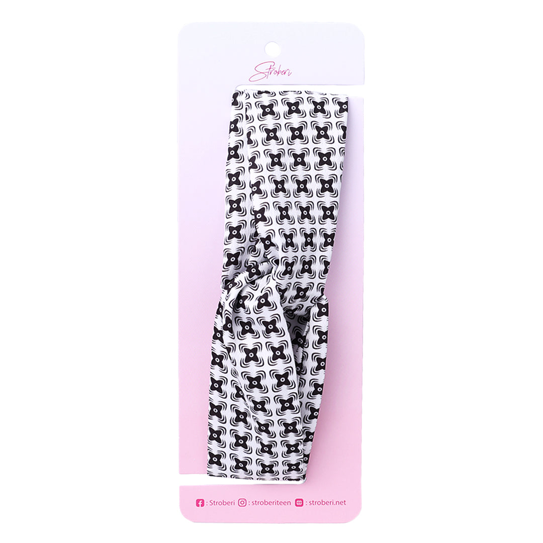 Stroberi Flower Fabric Headband