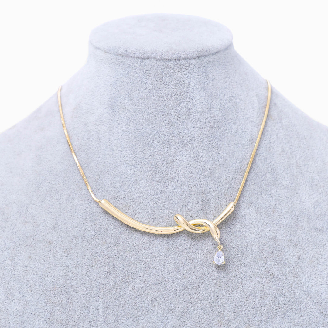 Stroberi New Gold Chain Necklace