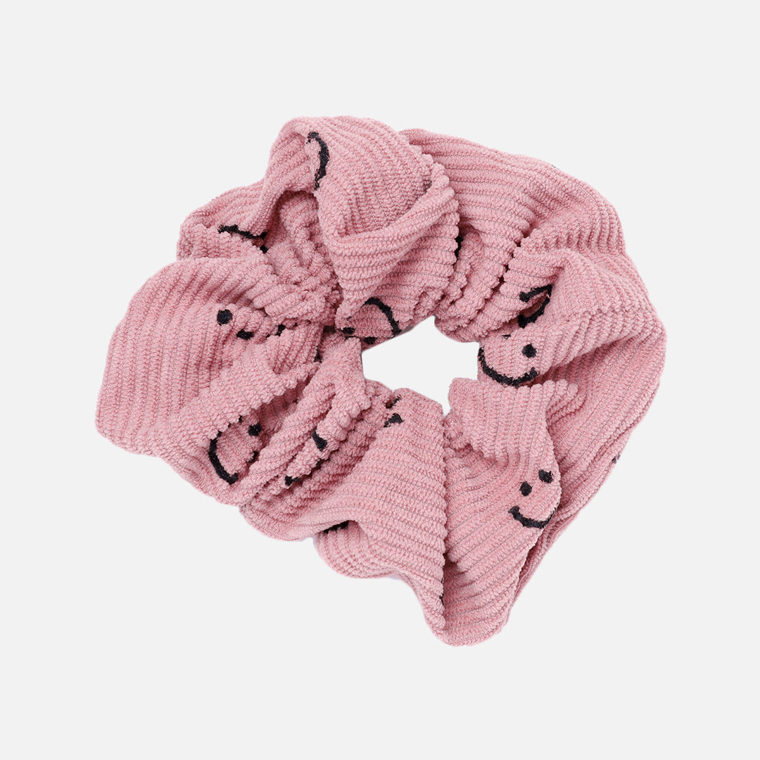 Stroberi Scrunchie Corduroy Hair Tie