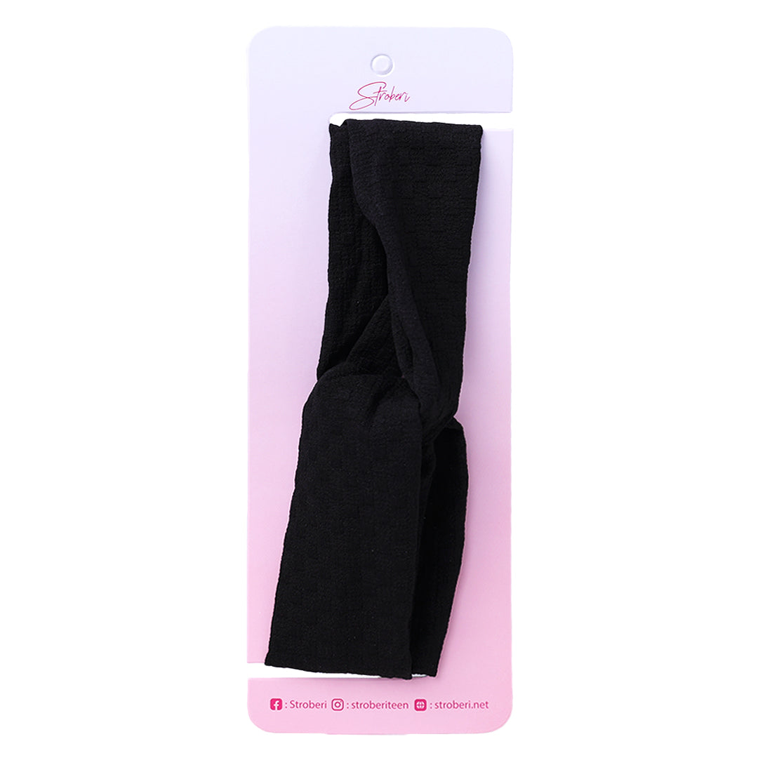 Stroberi Knot Fabric Headband -1