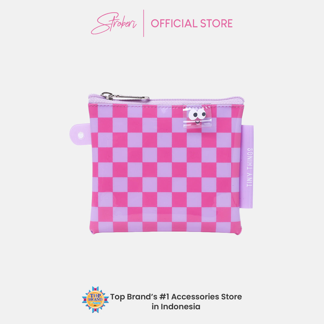 Stroberi Mini Clear Pouch