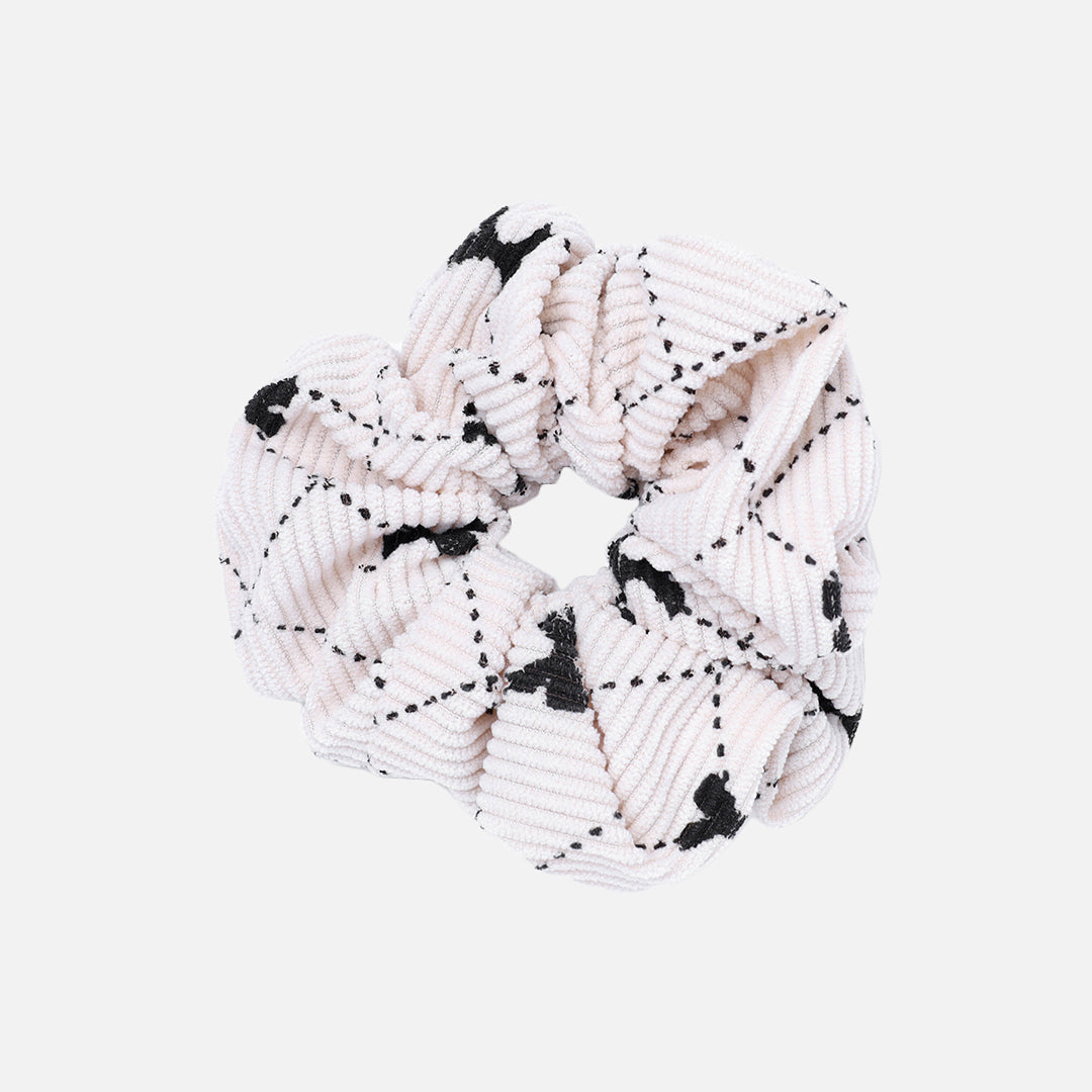 Stroberi Scrunchie Corduroy Hair Tie